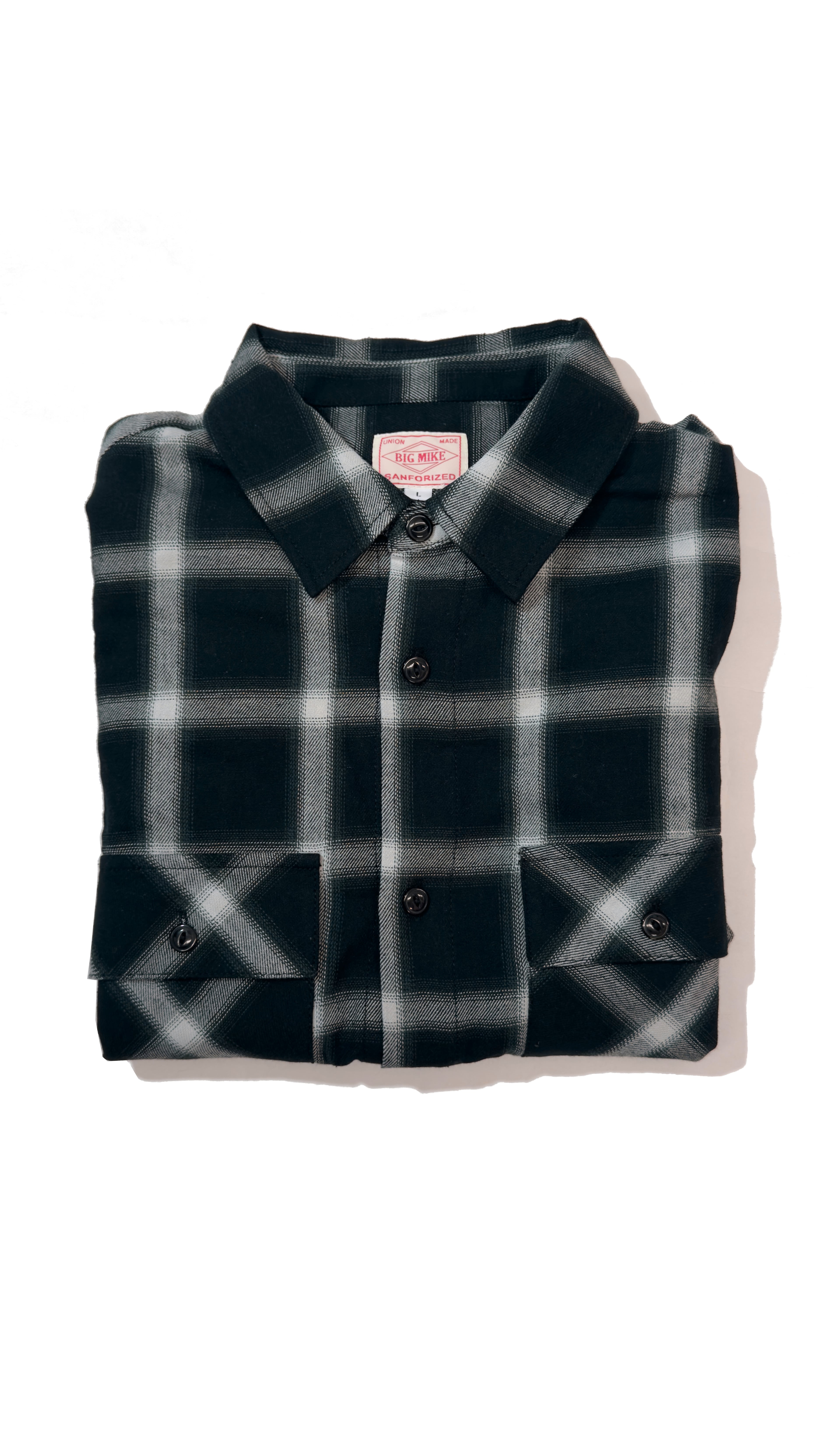 ニベア　XL　ビッグマイク BIG MIKE（ビッグマイク） オンブレ ライトフランネル L/S シャツ