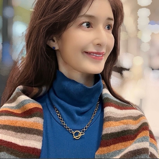 クリムトハートショートネックレス