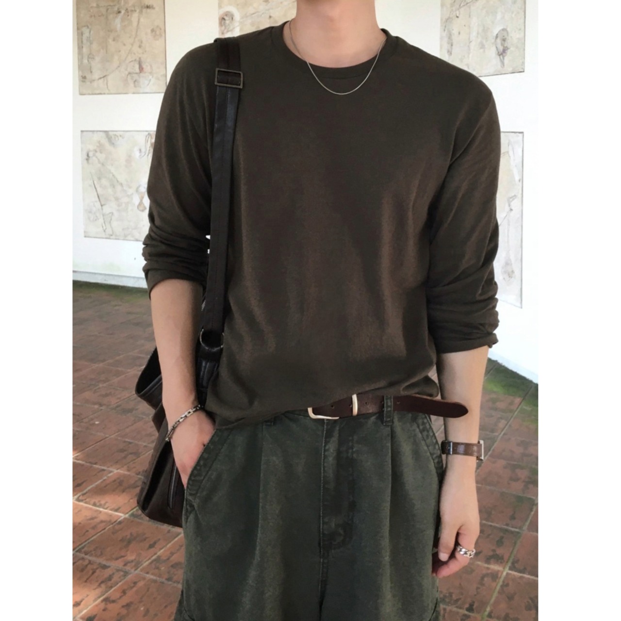 Drop Shoulder Long Sleeve T-Shirt TB2549・画像5