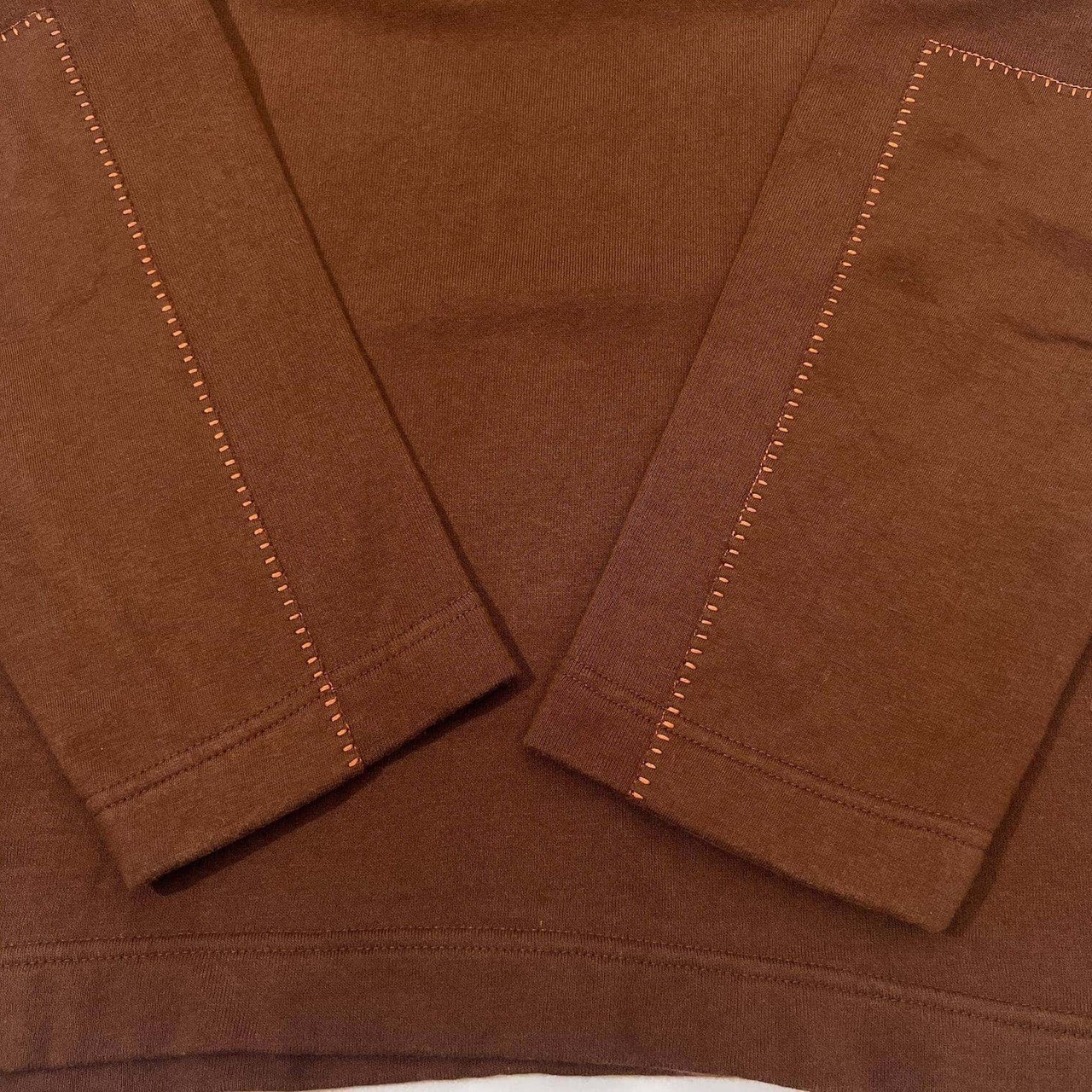 Karl Helmut カールヘルム ステッチデザイン 長袖Tシャツ トレーナー サイズ M /ブラウン