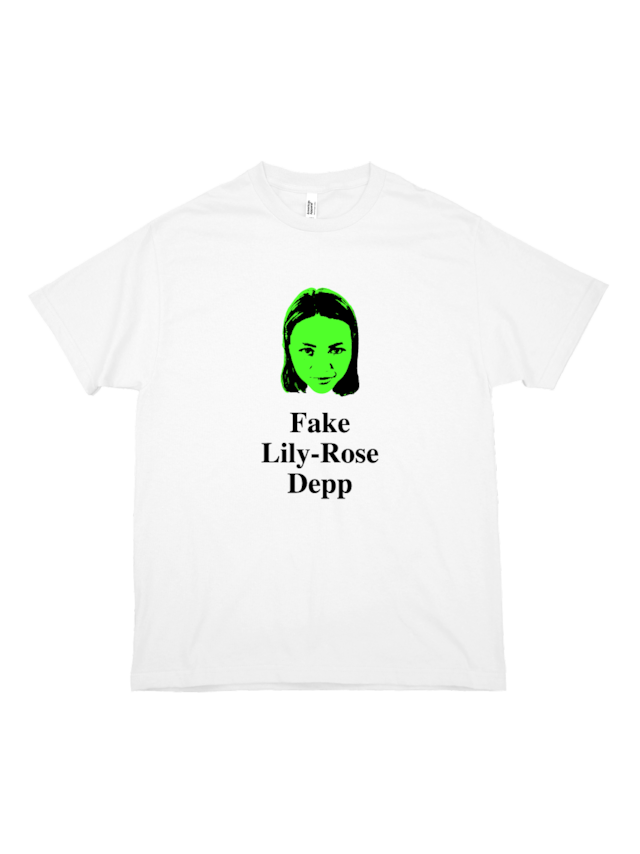 Fake Hollywood: Fake Lily-rose Depp S/S T-SHIRT