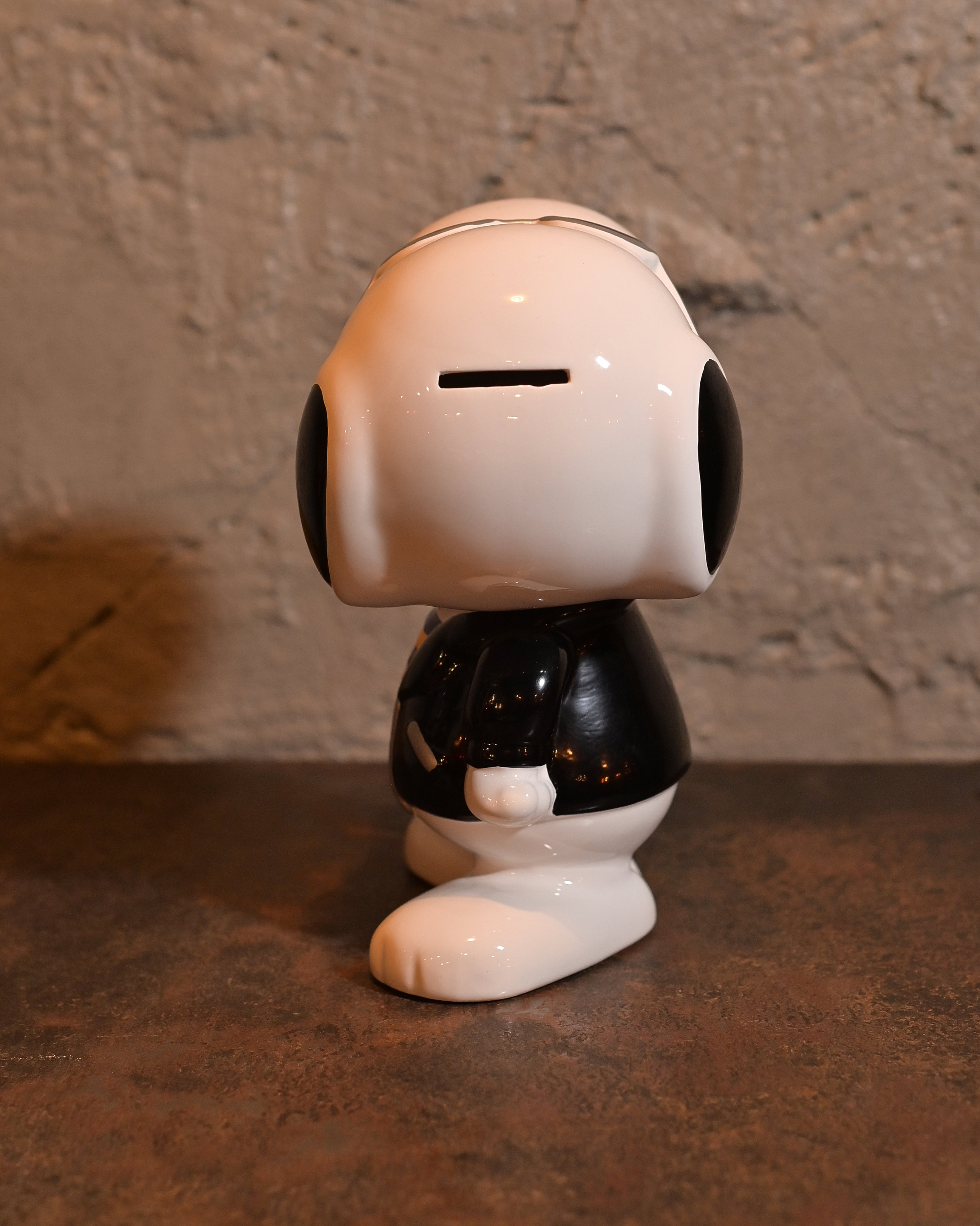 PEANUTS イタリーバンク　スヌーピー  ラージ　陶器　バンク PEANUTS イタリーバンク スヌーピー ラージ 陶器 コインバンク