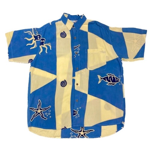 "Club Med" 柄シャツ