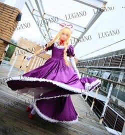 K5009 東方project 東方妖々夢 八雲紫風 コスプレ衣装 cosplay