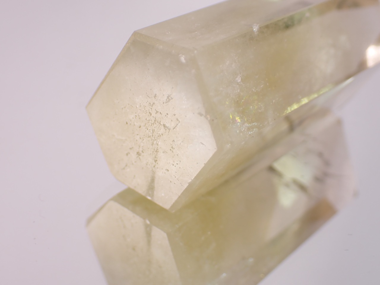 レモンクォーツ　オベリスク/シングルポイント　58.6g　[D2-15]