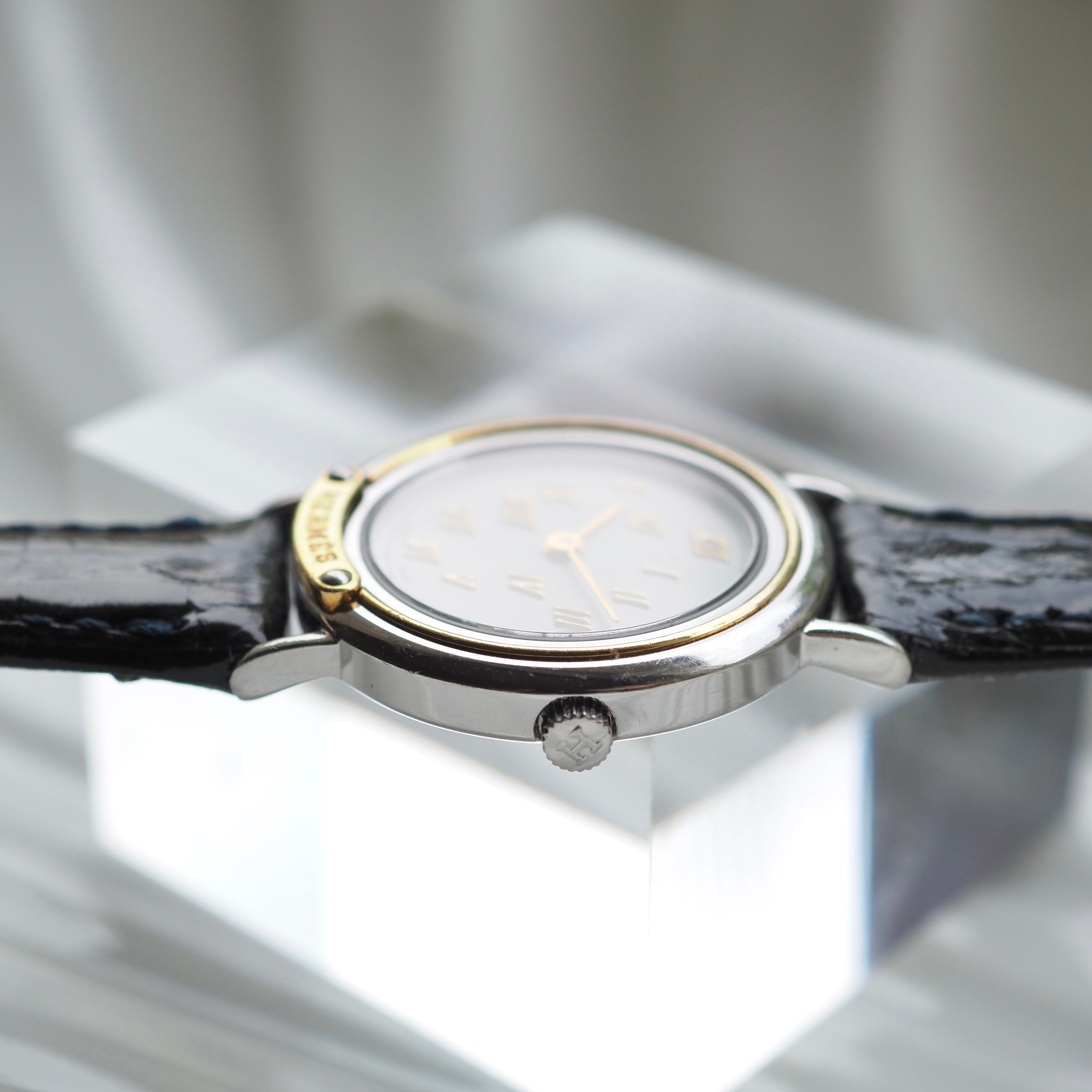 HERMES エルメス メテオール レディース クォーツ ヴィンテージ時計