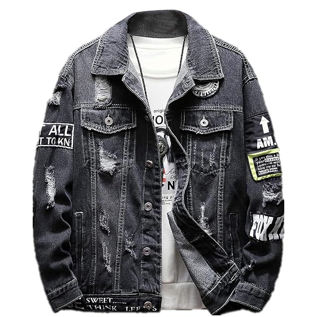 80s Levi's 70507 ハンドペイント デニムジャケットカウ柄 ロック バンド ワッペンカスタム USA製 80s Levi's リーバイス 70507