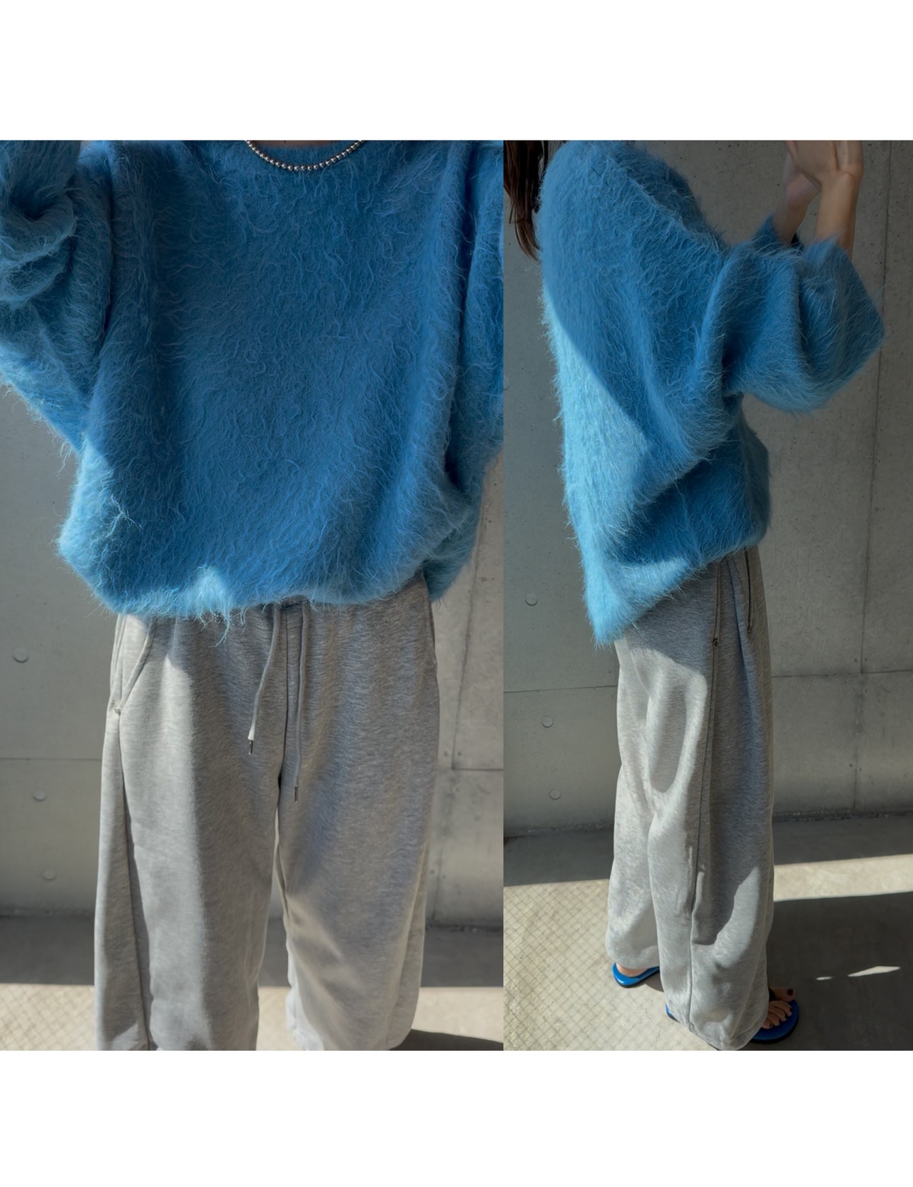 【新作5％OFF・3日間】Over-fit Huwa-Huwa Knit_6colors