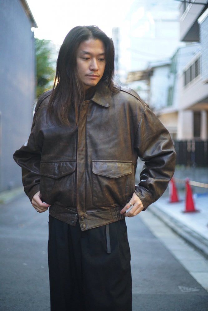 WILSONS] Vintage A-2 Style Leather Jacket [1990s-] Vintage Type A
