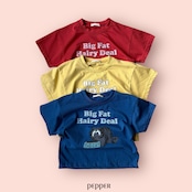 PEPPER 26/SP Chubby cat short-sleeve T-shirt