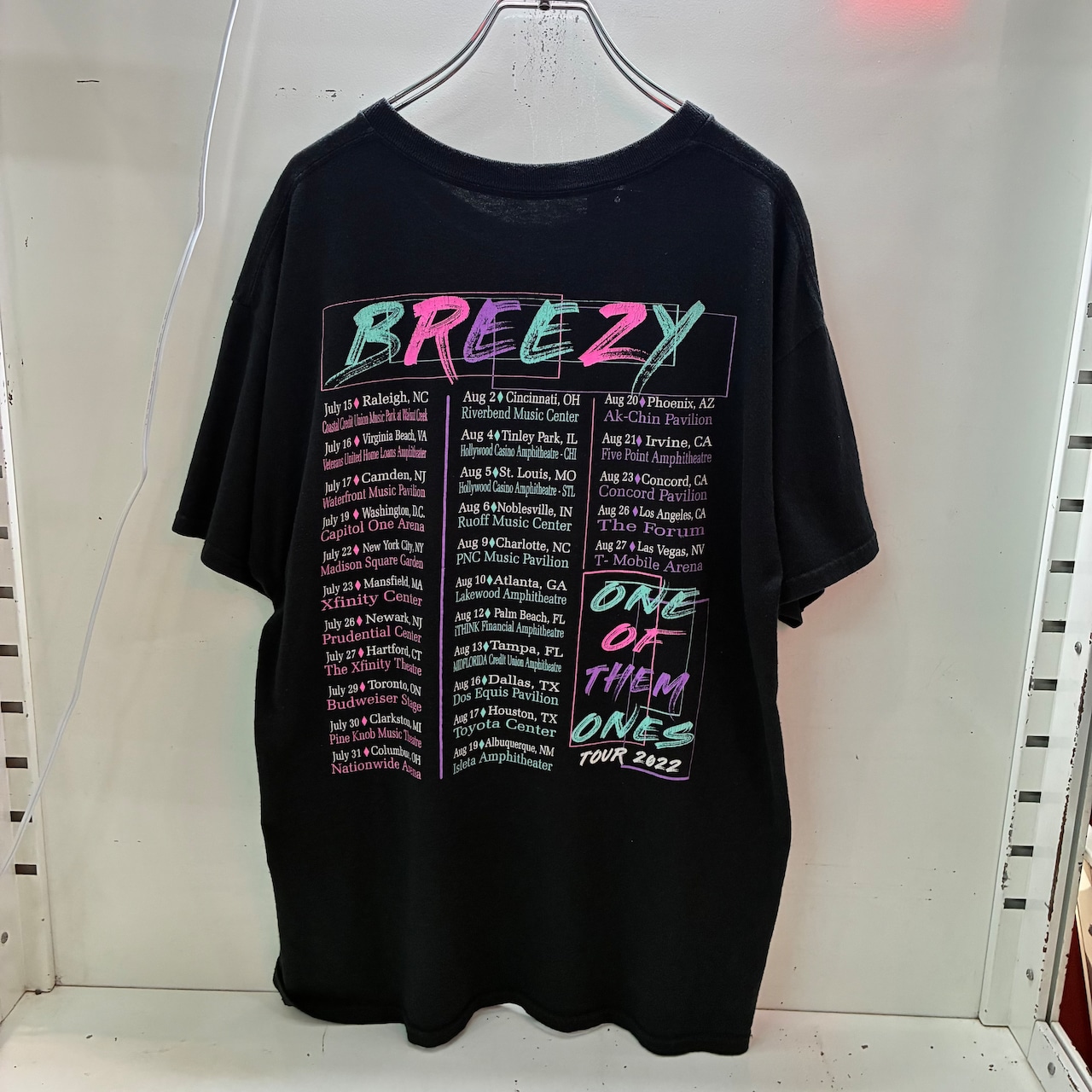 2022 Chris Brown “One Of Them Ones Tour” ツアーTシャツ