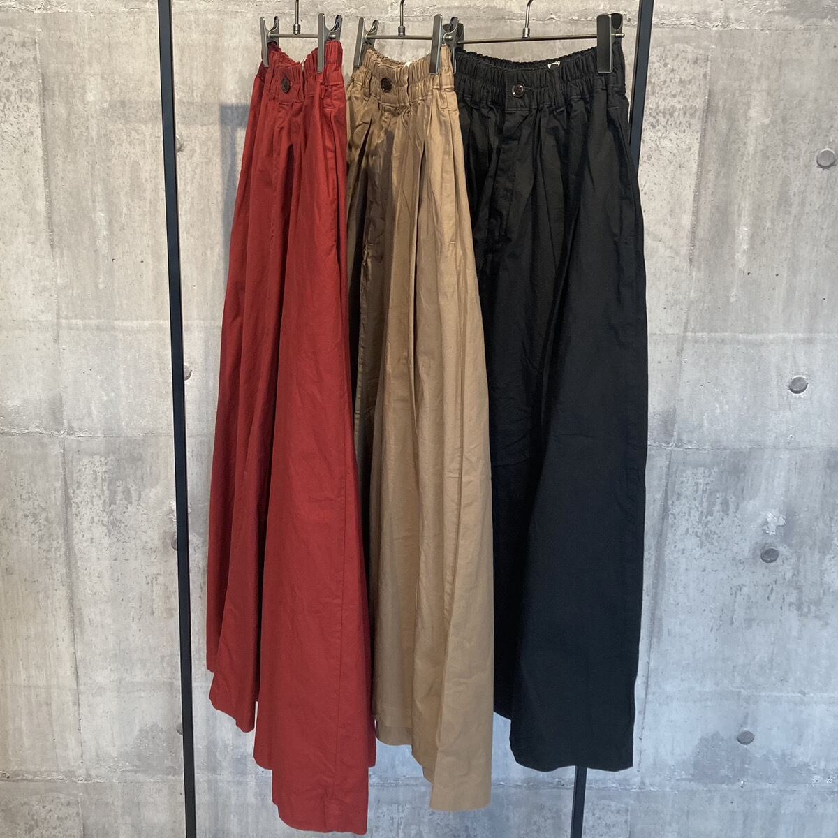 HARVESTY】CARMEN SKIRT カルメンスカート 全3色 ハーベスティ A22103
