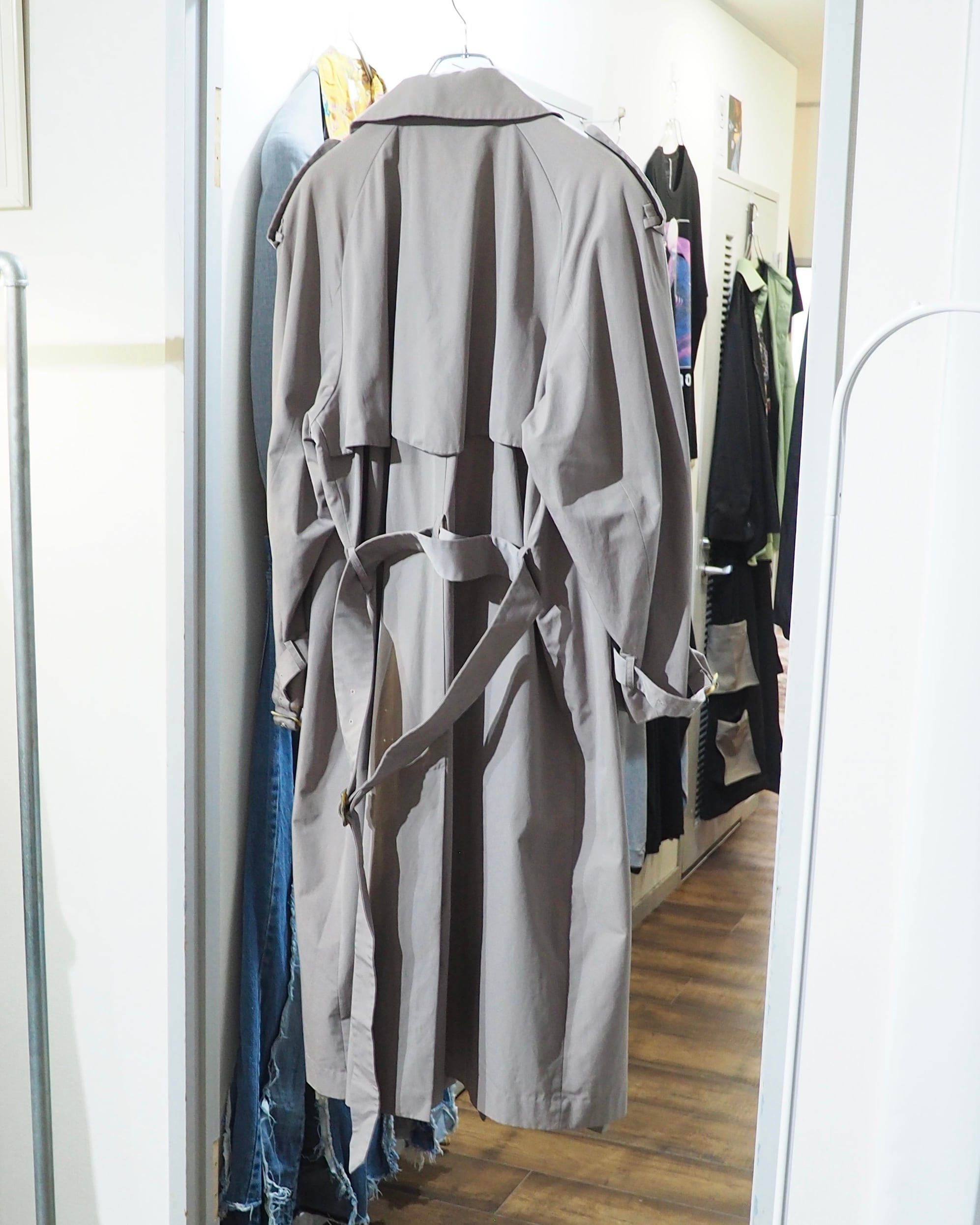 1980s ” Barreaux - 変形 ” Special vintage Long Trench coat