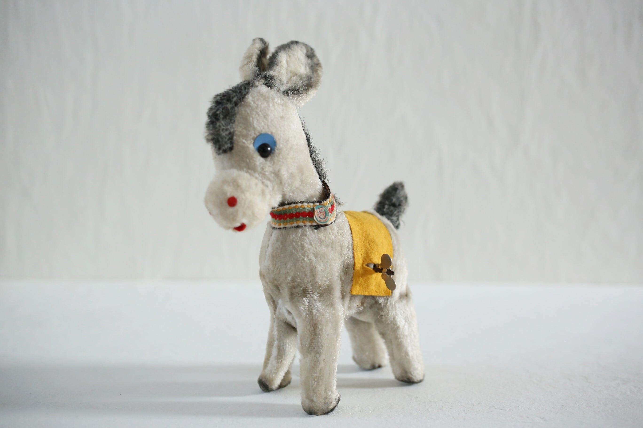 アンティーク ヴィンテージ 西ドイツ製 max carl ゼンマイおもちゃ 「跳ねるロバ」N-02924