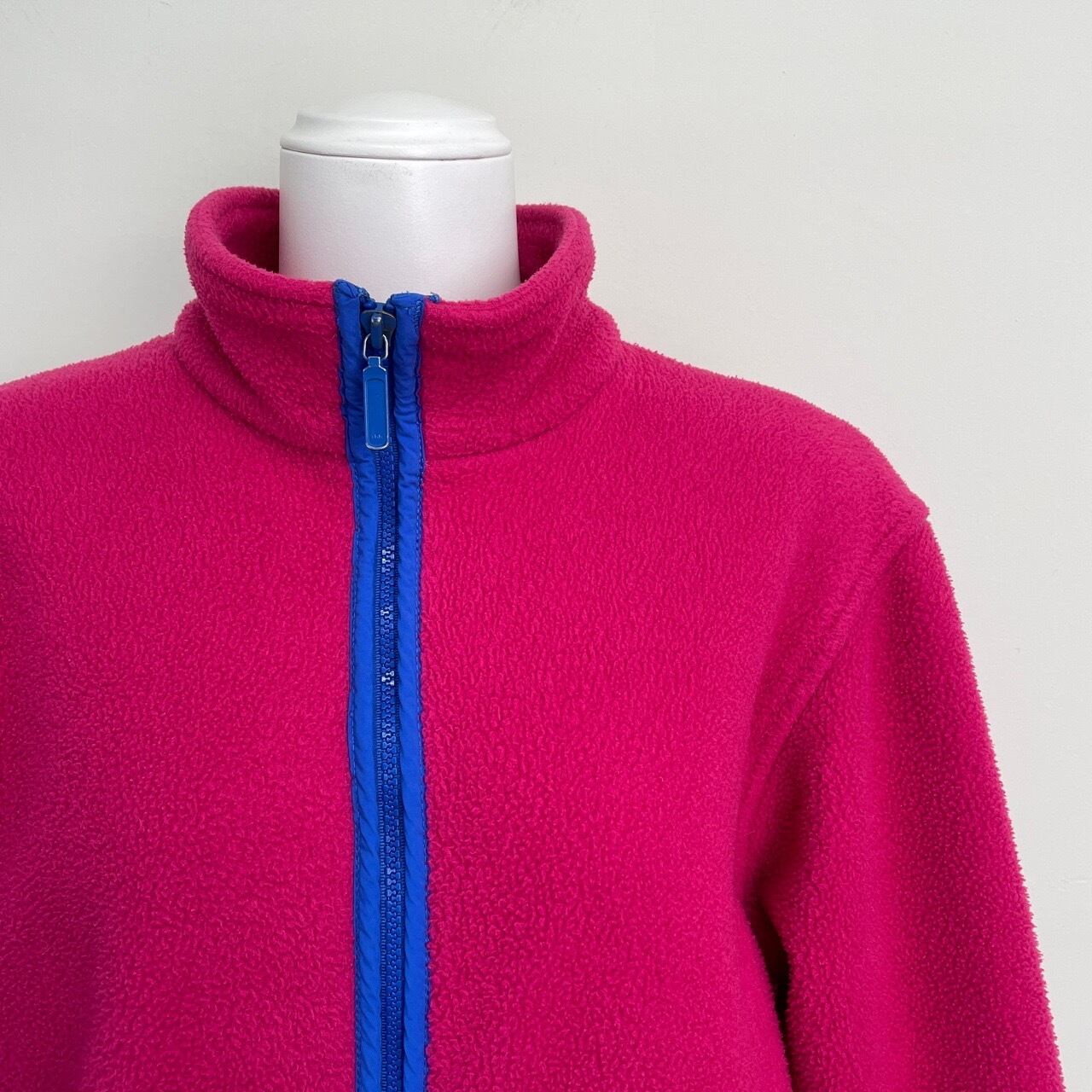 80s 90s USA製 Eddie Bauer フリースジャケット ピンク ヴィンテージ