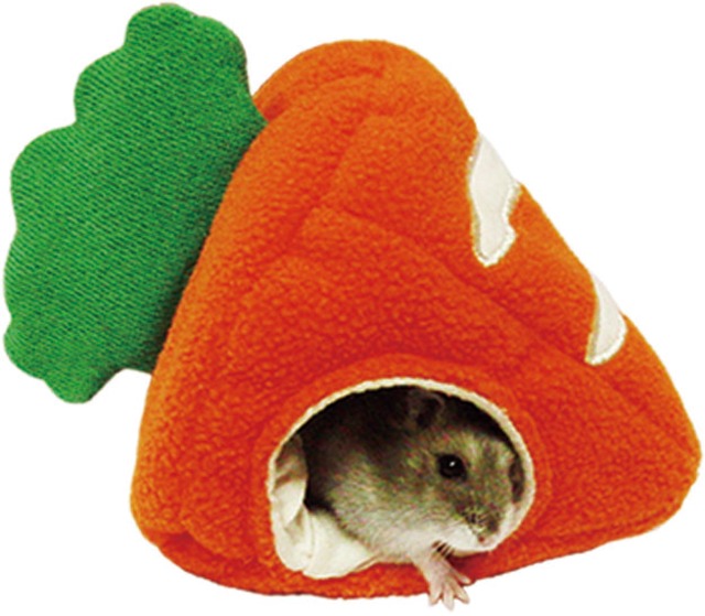 【小動物用品】パクッと！にんじんハウス