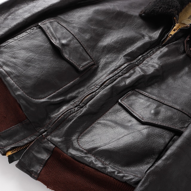 稀少 L.L.Bean 60s G-1 レザージャケット 裏ボア TALON