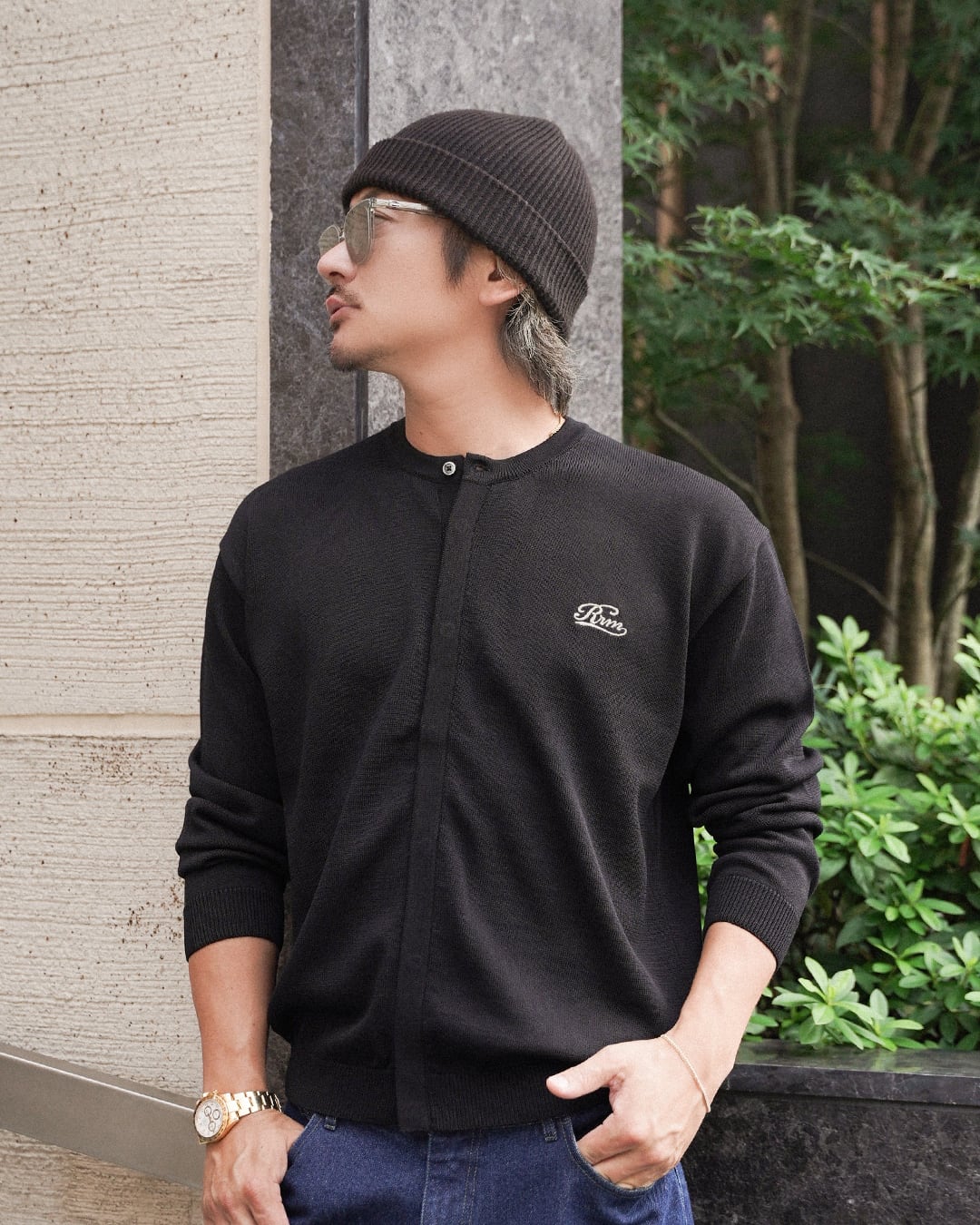 reroom カーディガン　ゴルフウェア Re:room】Rrm CREW NECK CARDIGAN［REK159］ | #Re:room（リルーム）