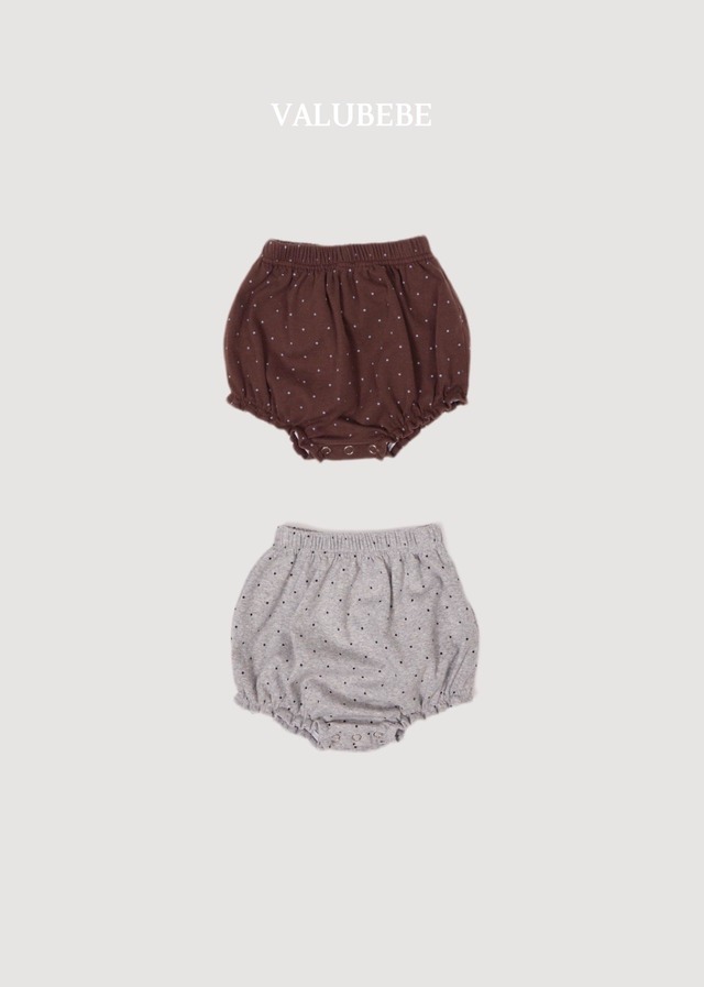 【取寄】valubebe｜chouchou dot bloomer｜シュシュドットブルマ｜6M-18M｜baby｜26 autumn