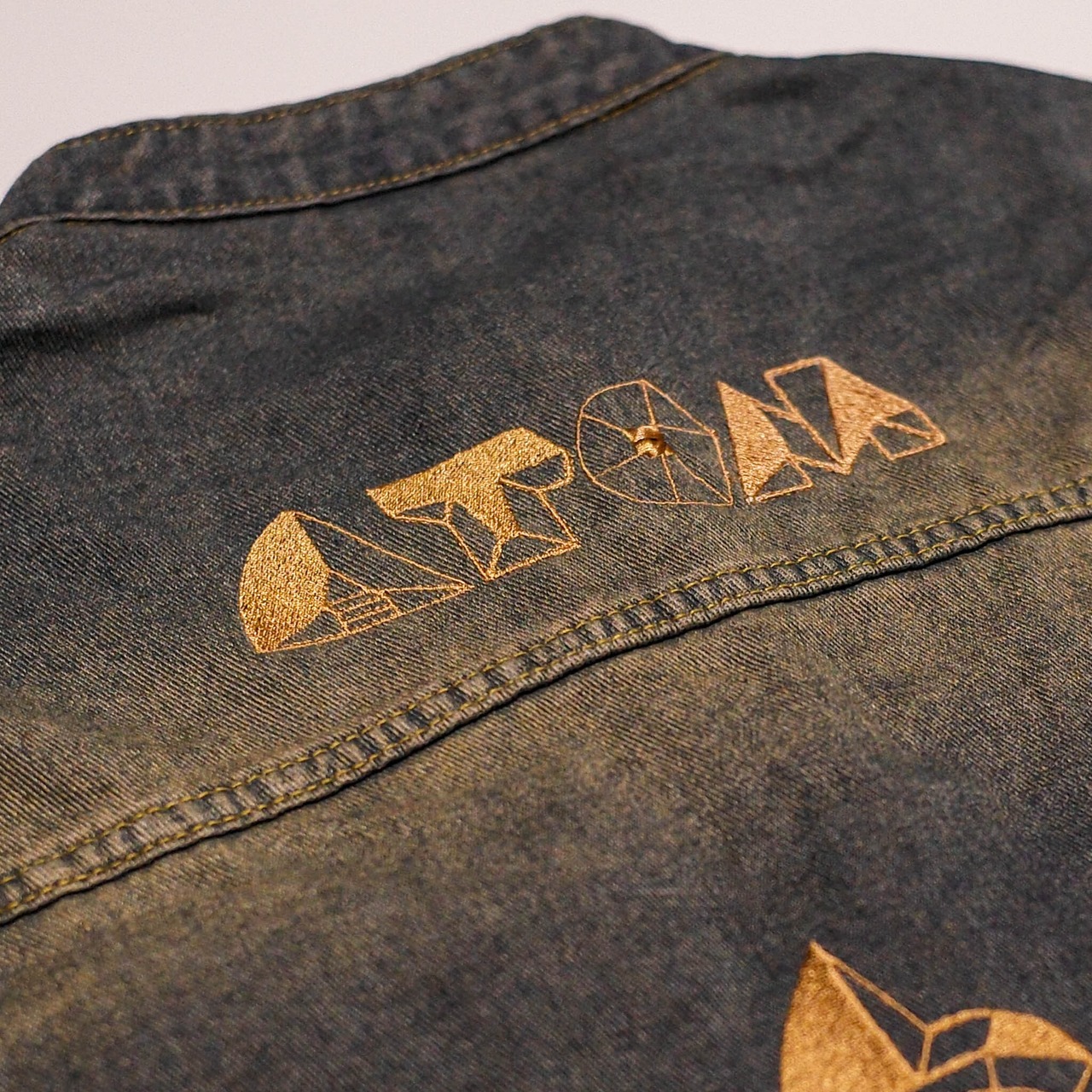 【一点物】Shishu Washed Denim JKT  "ATOM" feat.MonkeyDesign