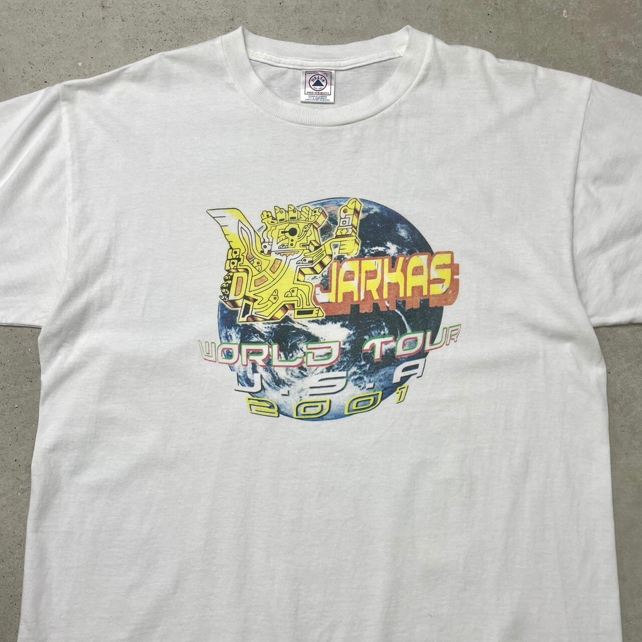 00年代 LOS KJARKAS ロス・カルカス WORLD TOUR 2001 バンドTシャツ 