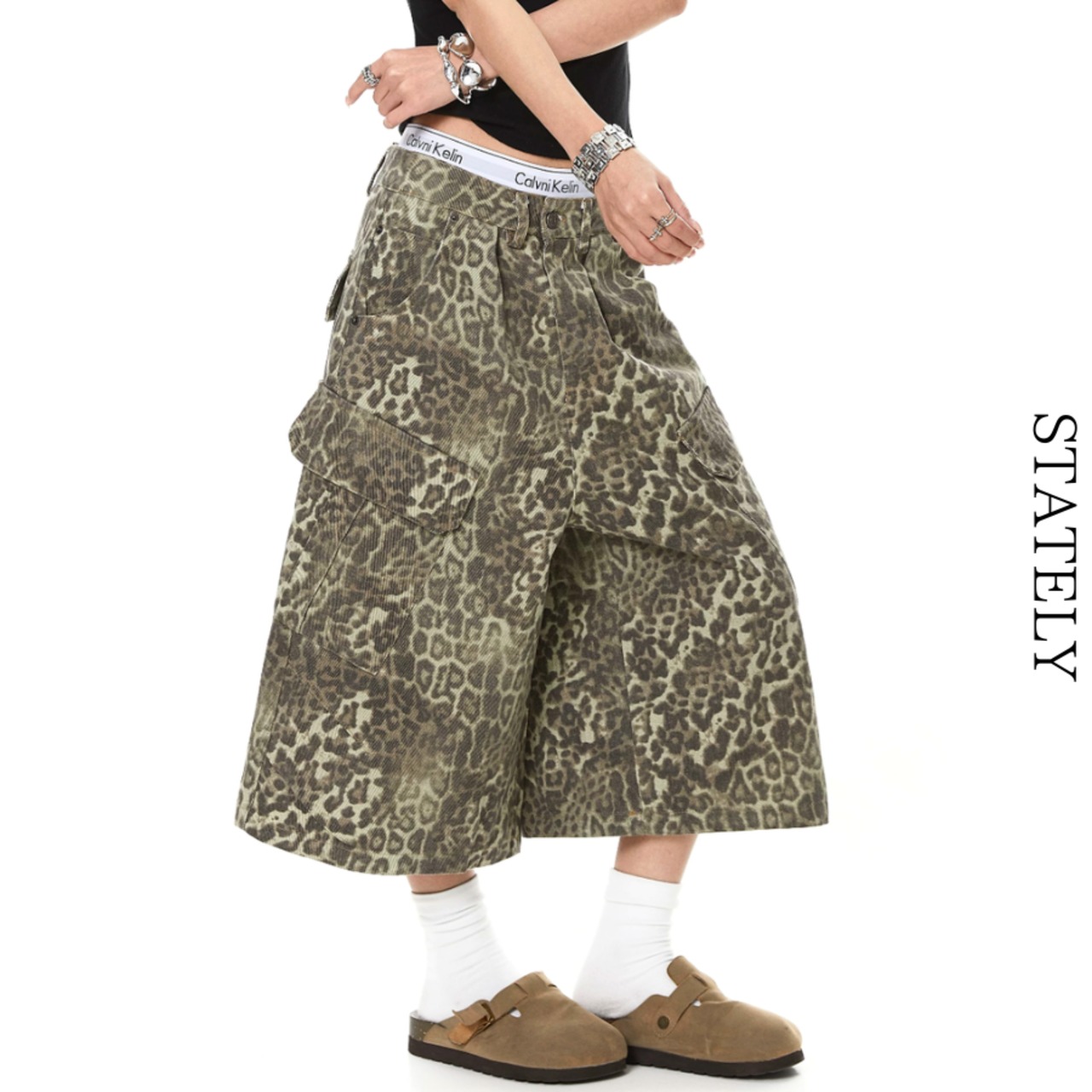 Leopard Cargo バギーショーツ_B01・画像5