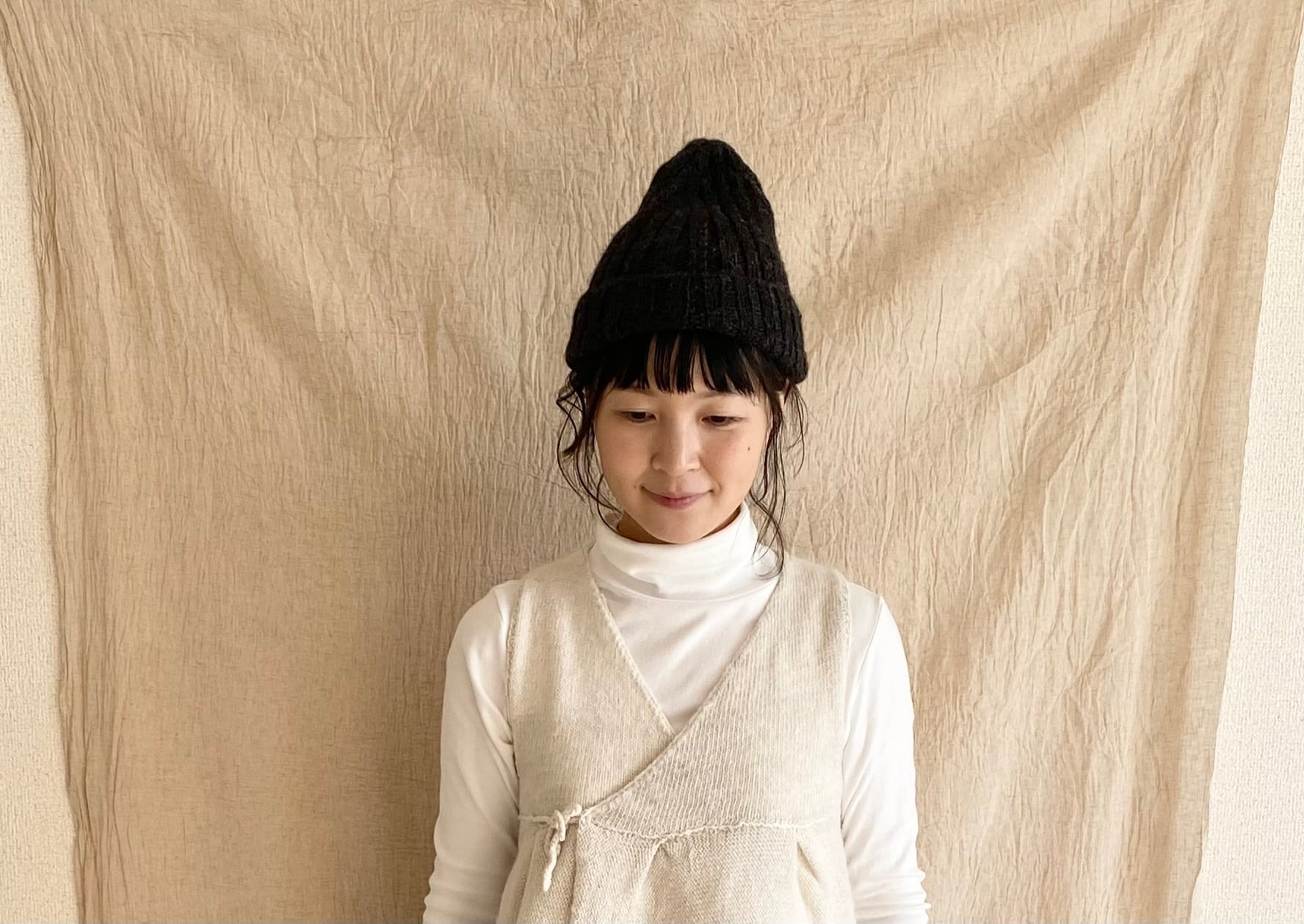 美品★TODAYFUL アルパカ ウールニットビーニー アイボリー トゥデイフルTODAYFUL ウールニットビーニー woolknitbeanie - メルカリ