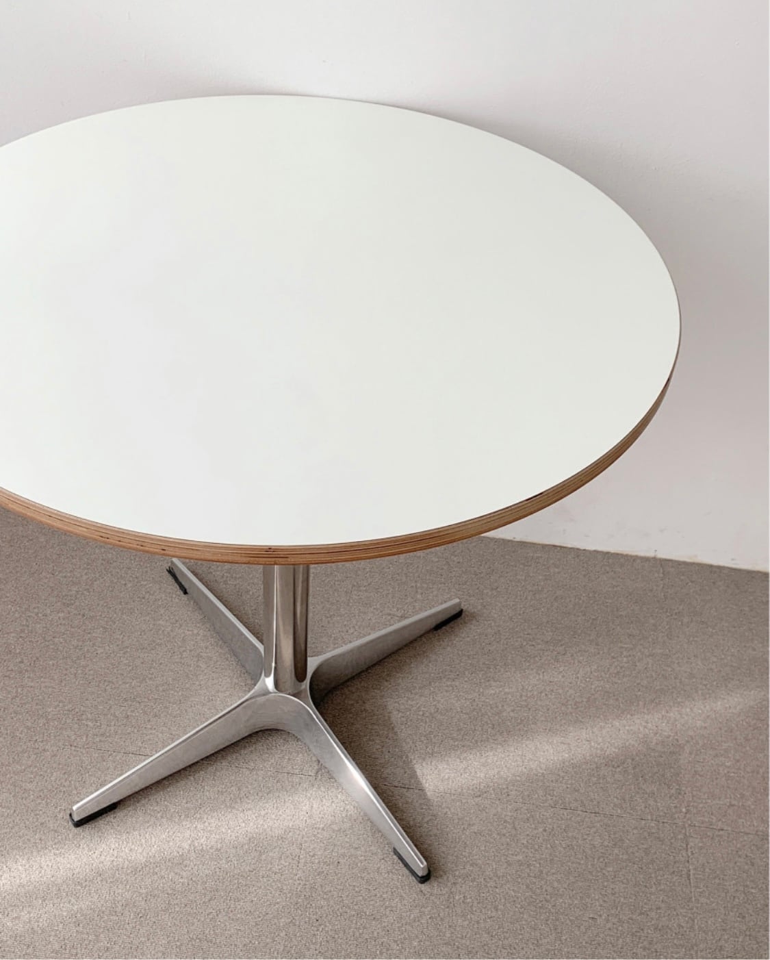 HPL round table / ラウンド テーブル ウッド ステンレス カフェ