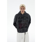 VINTAGE ストリート TV GUIDE パーカー T1879