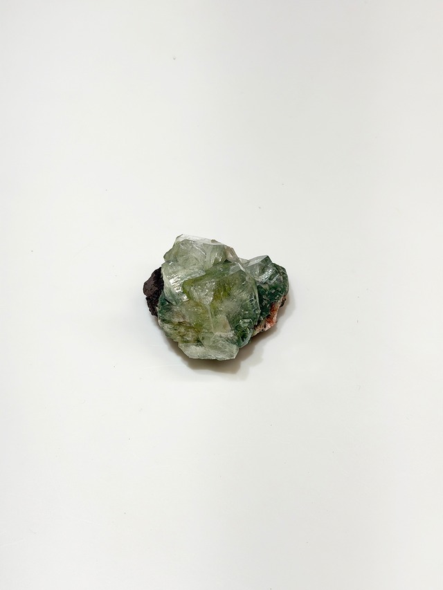 グリーンアポフィライト×スティルバイト【ML-0132】インド