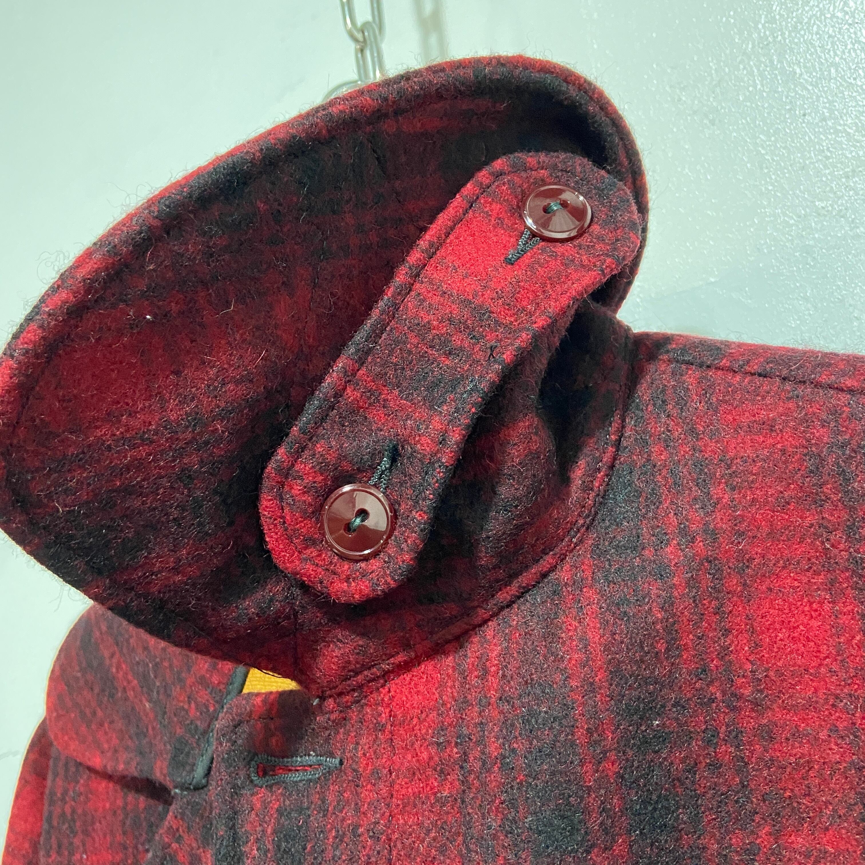 送料無料』70s WOOLRICH シャドーチェック マッキーノジャケット 40