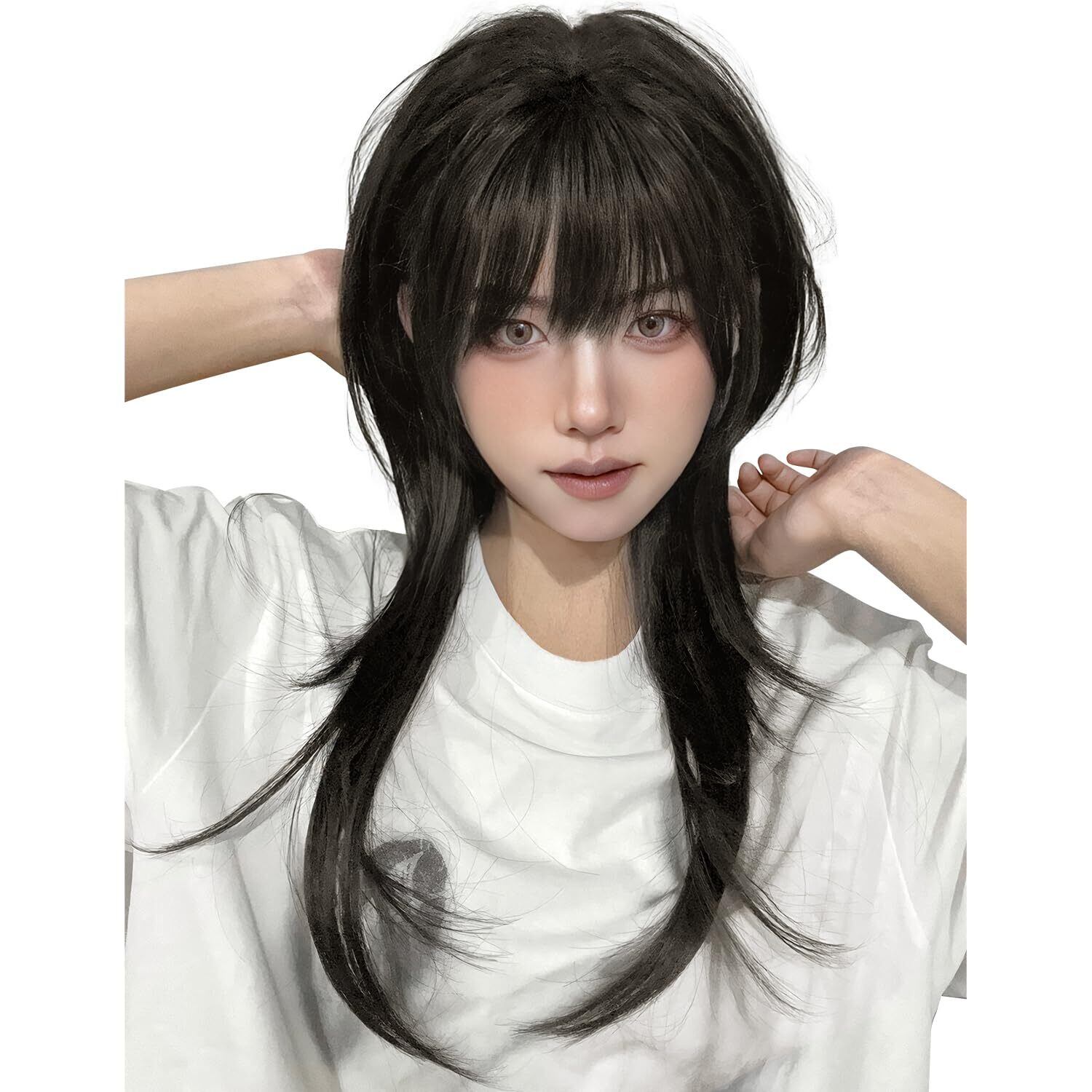 W345 さんかれあ 散華 礼弥（さんか れあ） コスプレウィッグ ＋髪飾り