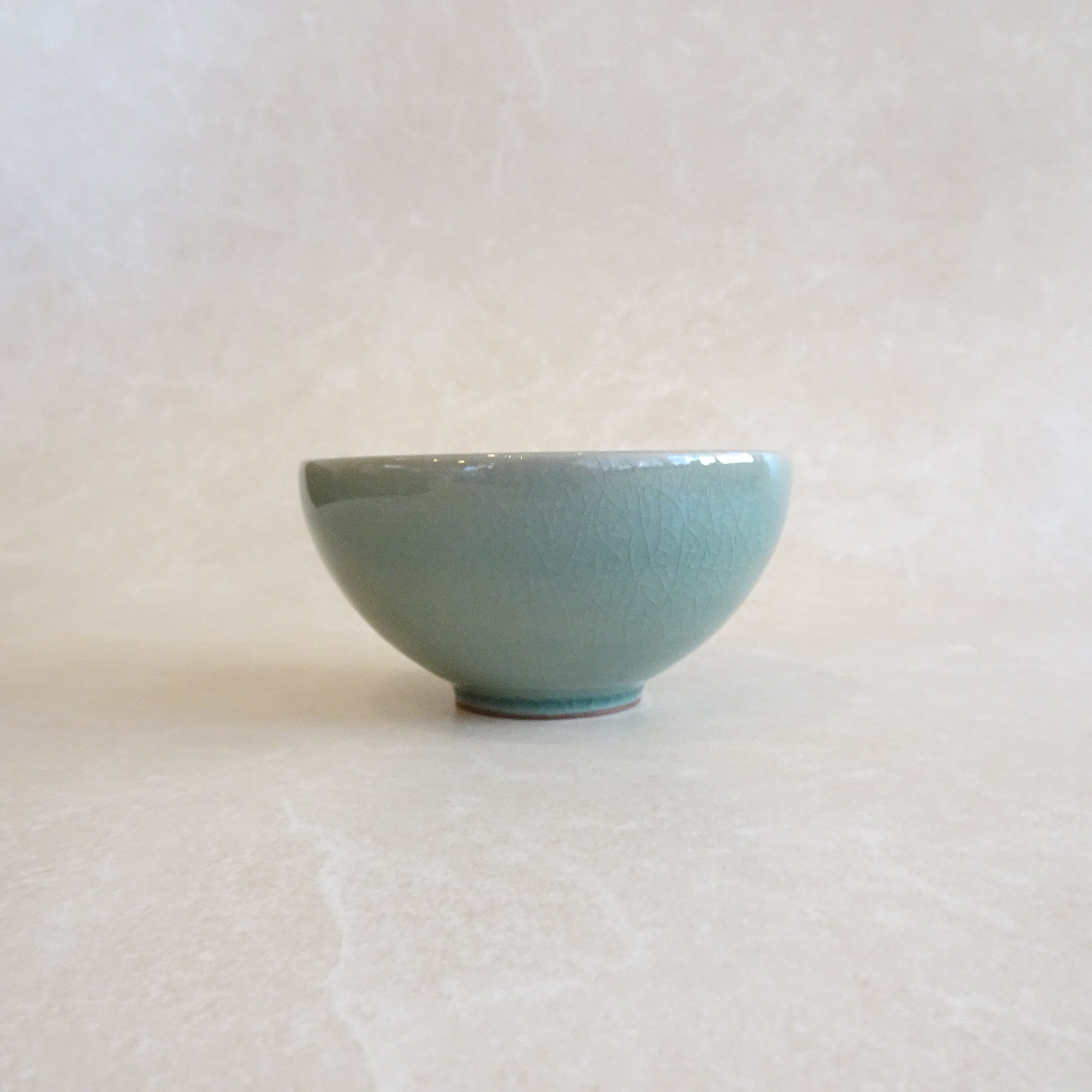 韓国青磁 鶴雲文の象嵌器（池光） | 純喫茶家具の村田商會