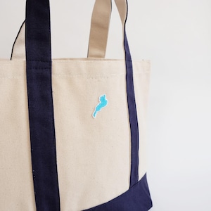 BIWAKO CITY   / EMBROIDERY LOGO TOTE BAG