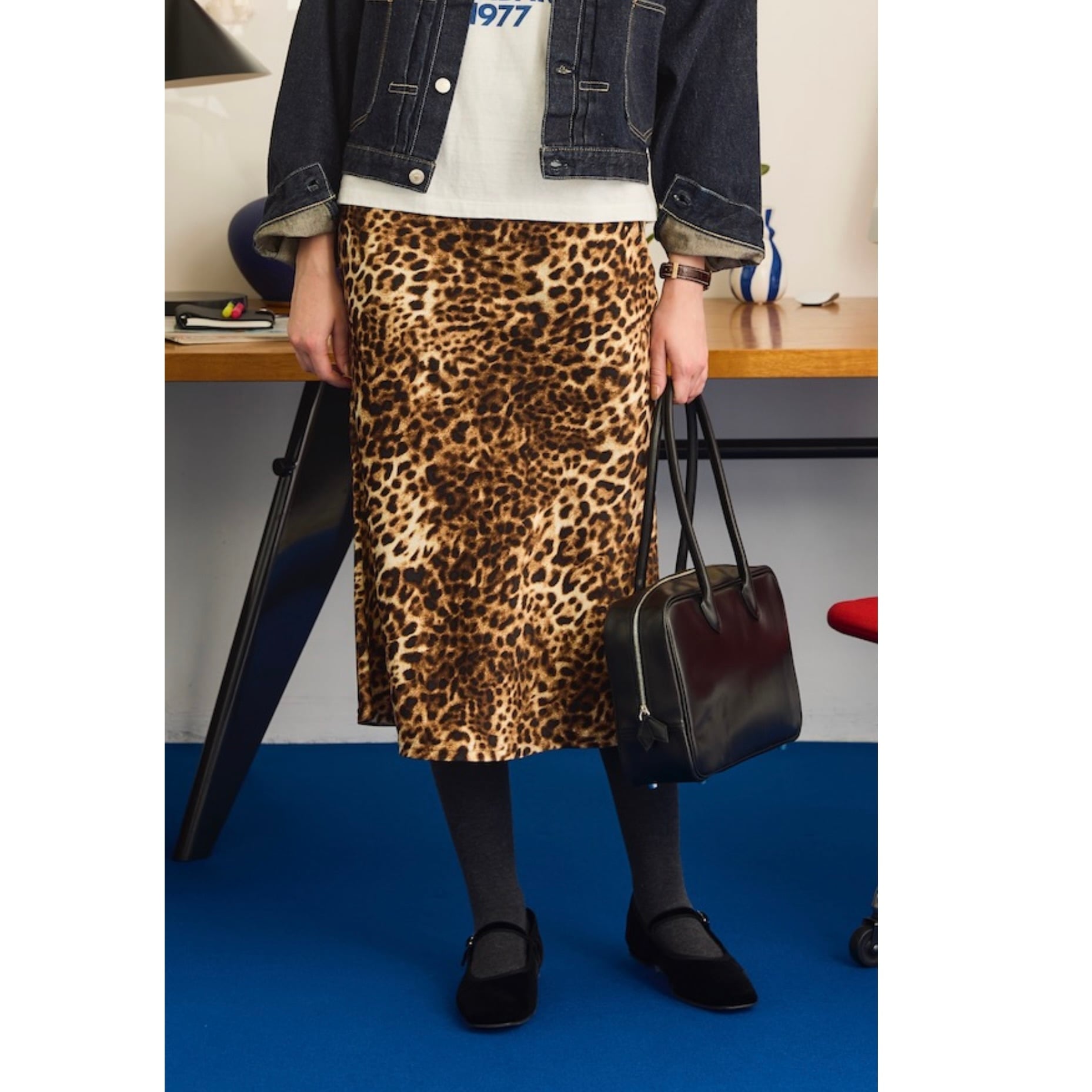 Oblada LEOPARD SKIRT | 1F Store