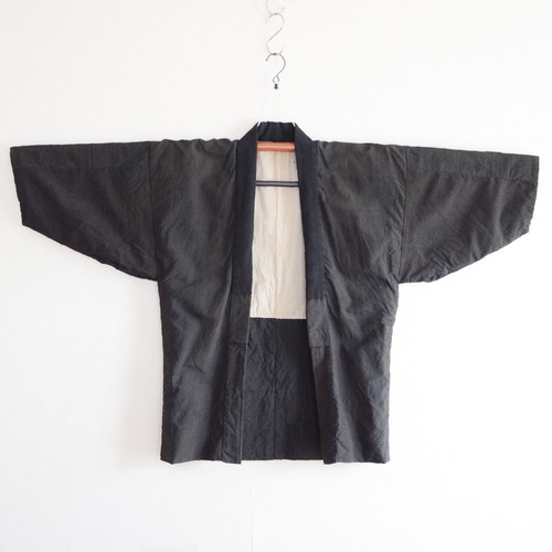 野良着古着着物ジャケット縞模様ジャパンヴィンテージ昭和リメイク素材 | noragi jacket men kimono japanese fabric vintage
