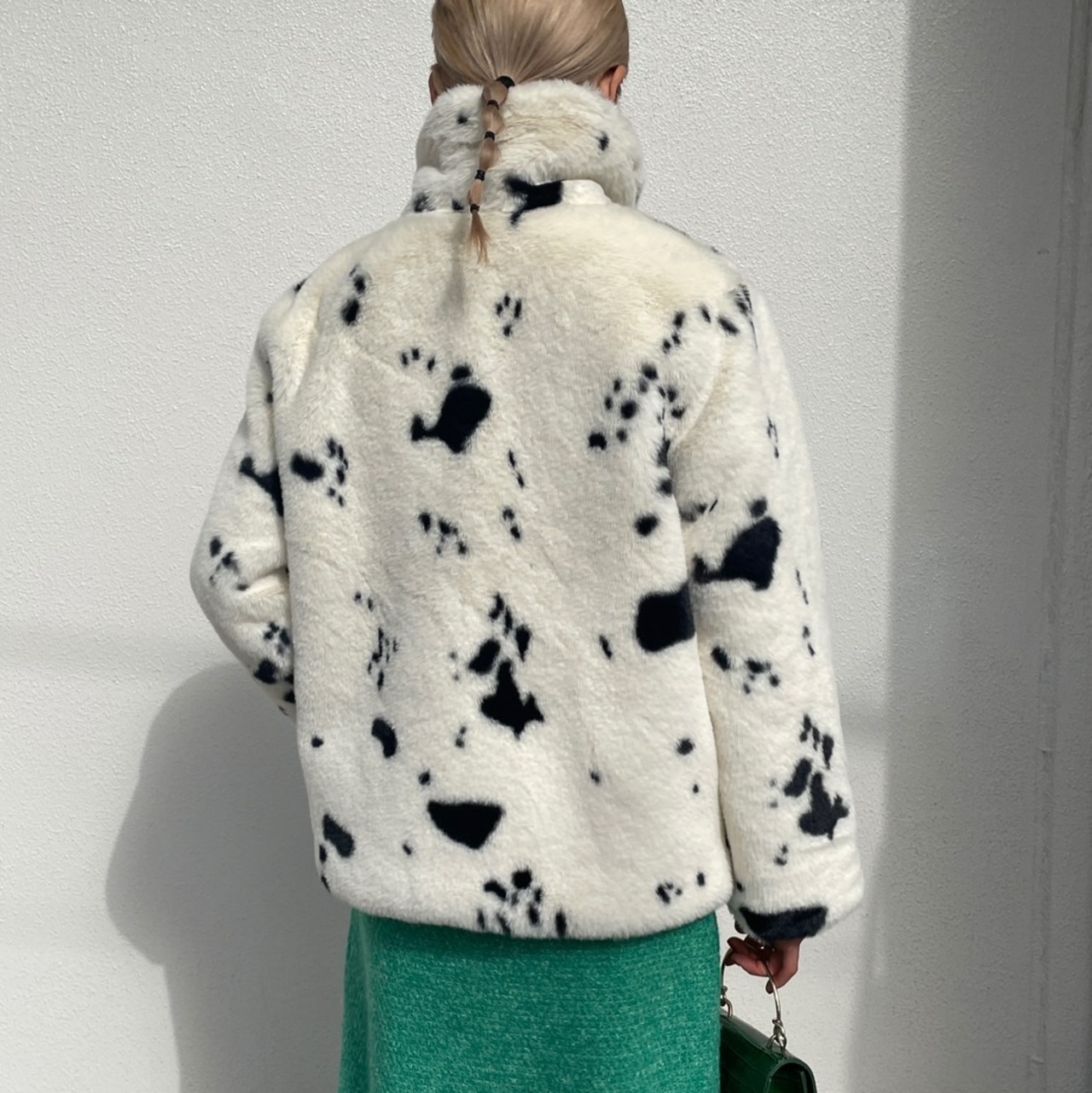 ダルメシアン柄ファーコート_LN0667 | lanan(ラナン) 