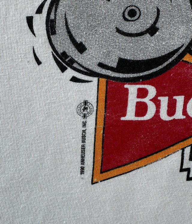 -Budweiser- Vintage 90s Print T-shirt