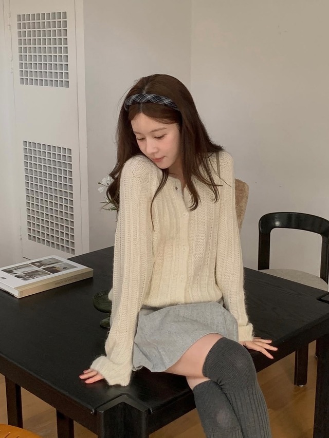 (予約) miel / Felly cardigan 3color