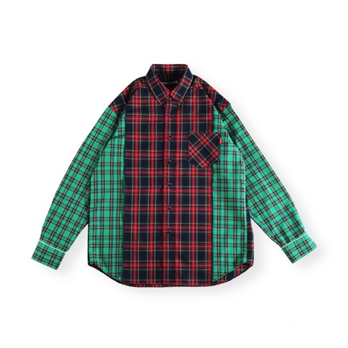 【ROLLING CRADLE】 ローリングクレイドル CHECK CHECK SHIRT (NAVY)チェックシャツ