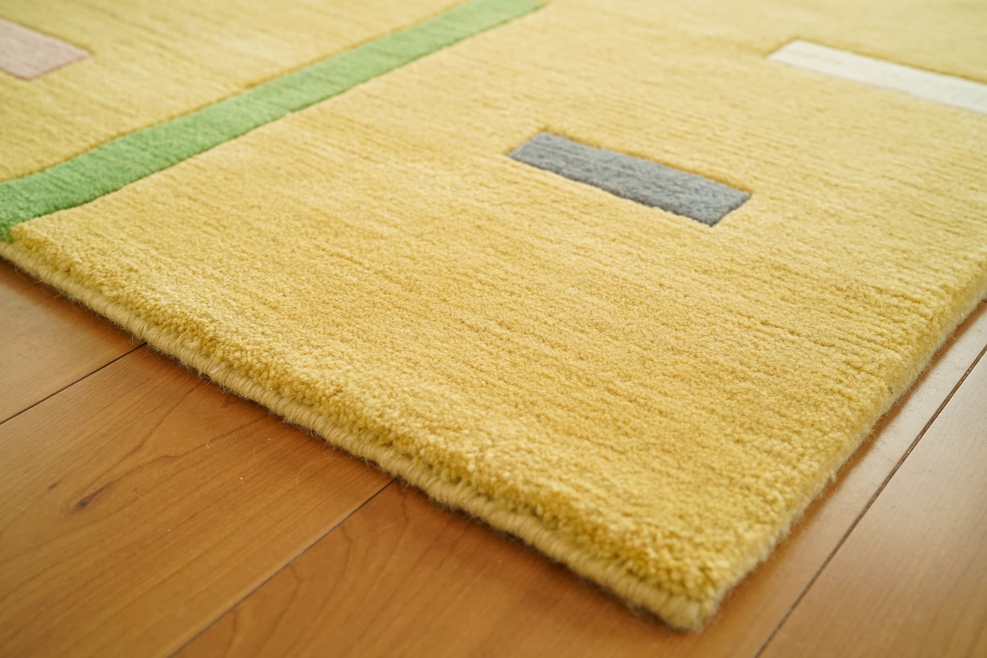 MACHI-Y_フロアラグ_ウールラグ_手織り_さわやかカラフル | terrier de