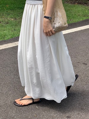 (予約) verveine / Juliet Banding Long Skirt