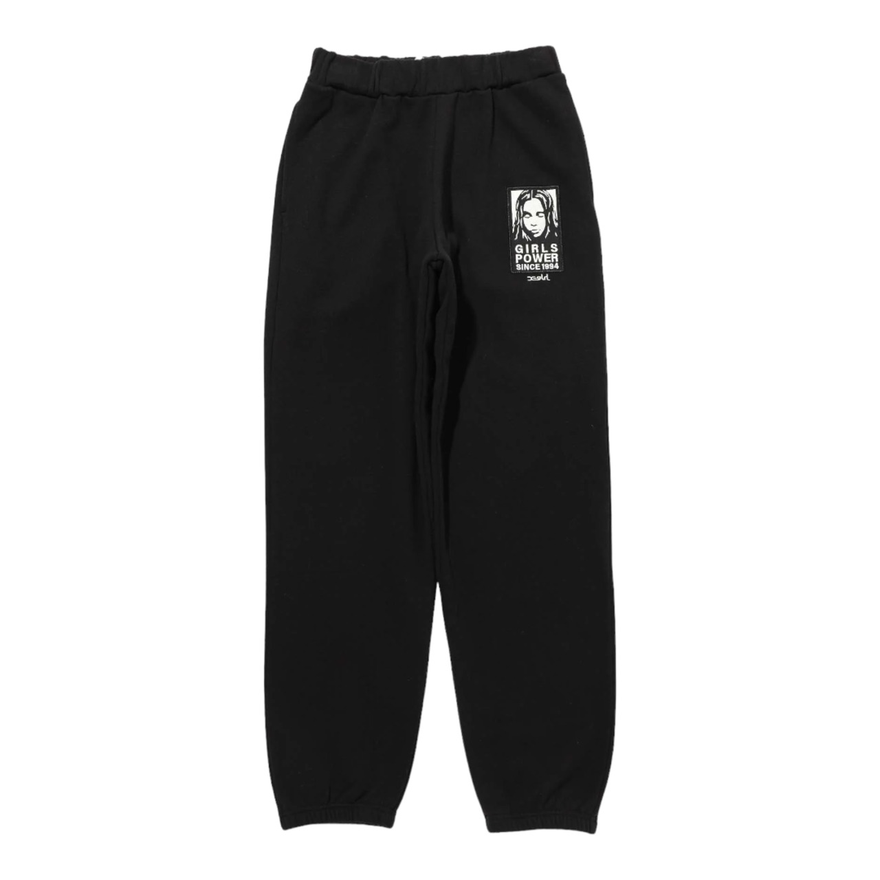 【X-girl】FACE PATCH SWEAT PANTS【エックスガール】