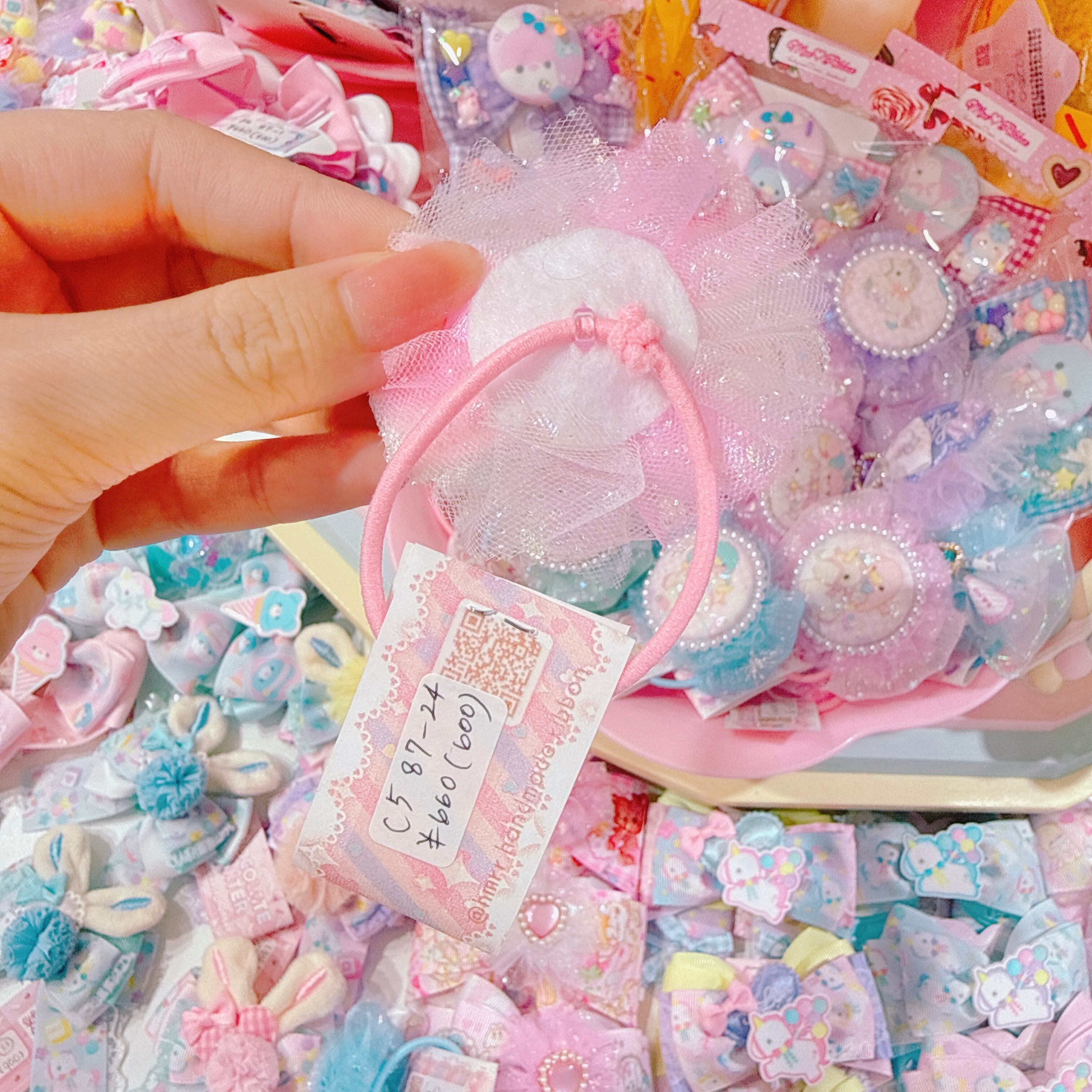 【C5】87-24チュールヘアゴム