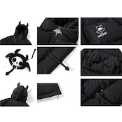 【暖かさUP】悪魔のしっぽ 中綿ジャケット T547