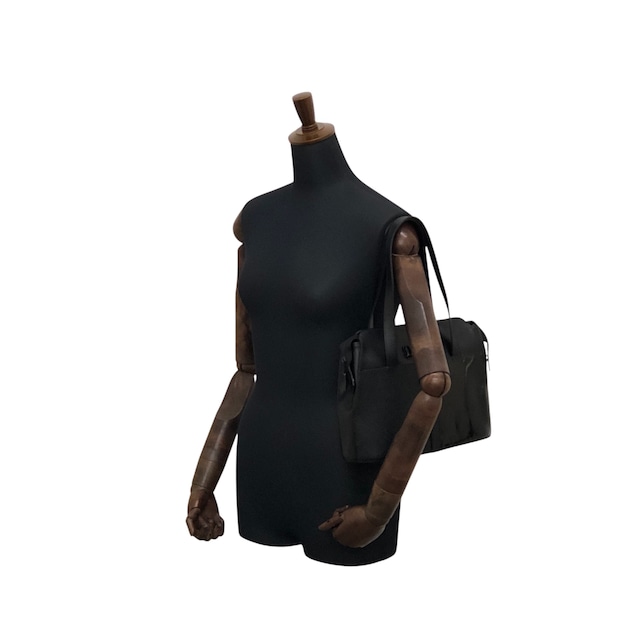 Yves Saint Laurent イヴ・サンローラン トートバッグ ブラック ロゴ レザー エナメル vintage ヴィンテージ オールド hwe52c