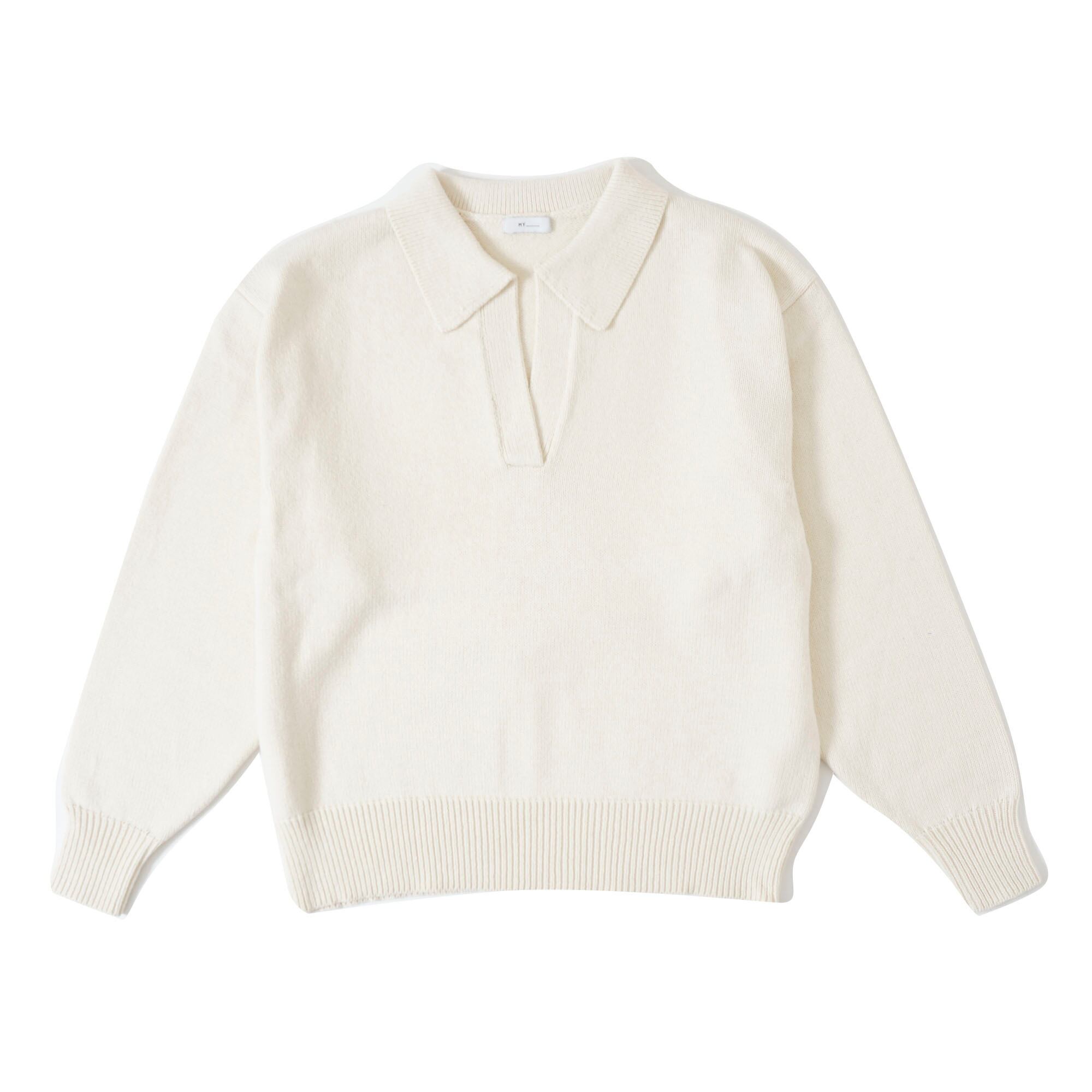 トップス MY_ COTTON WOOL SKIPPER KNIT MY_ COTTON WOOL SKIPPER KNIT