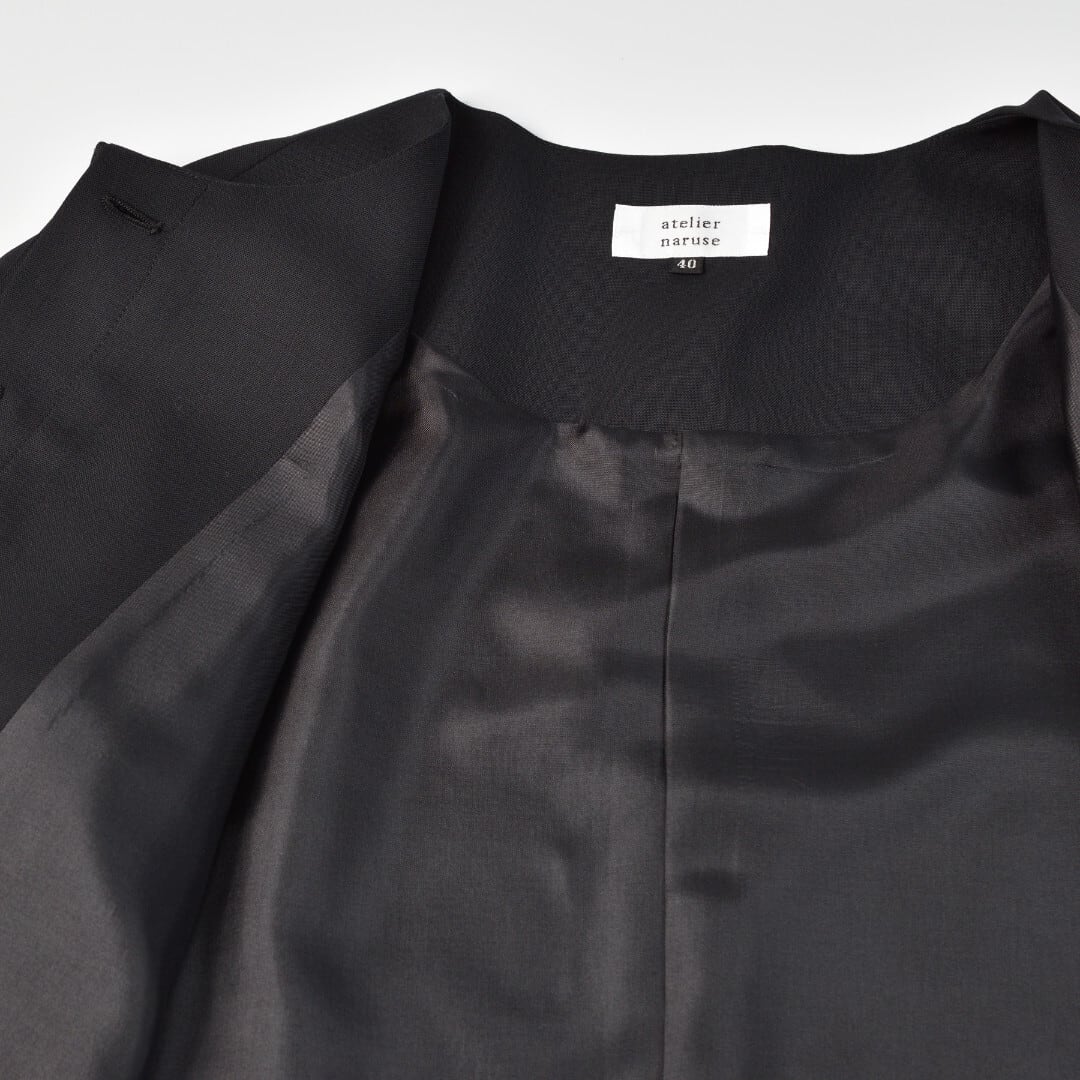 atelier naruse アトリエナルセ フォーマル ノーカラージャケット