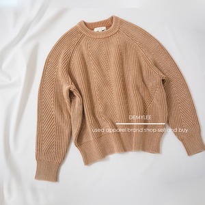 DEMYLEE デミリー 未使用 CHELSEA Sweater コットンニット ピンクベージュ XS