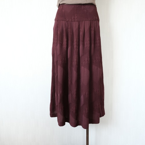 ちりめんスカート